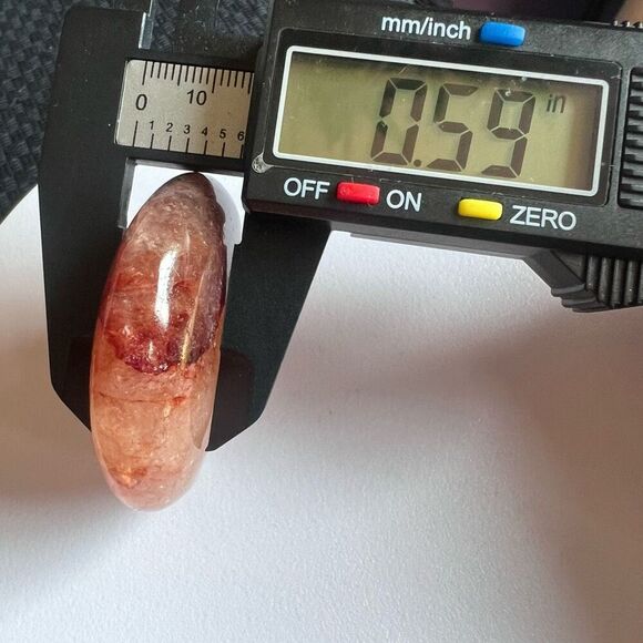 Fire Quartz Crystal Crescent Moon‎ (5) - Picture 7 of 10